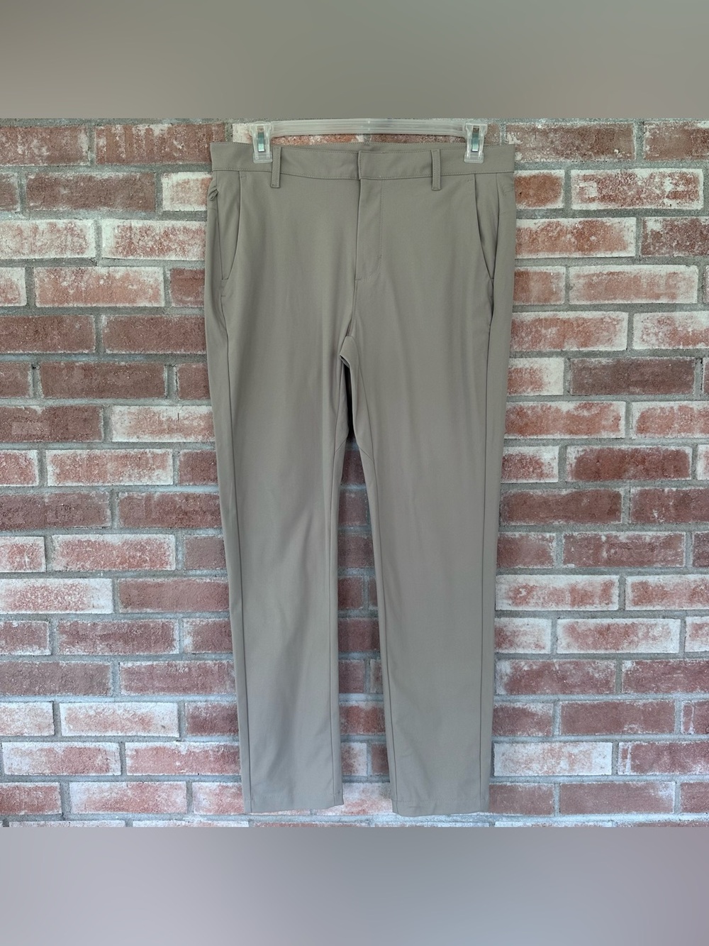 Fabletics NEW Pants Brutalist Khaki Men’s 34 x 32 Performance Office Straight